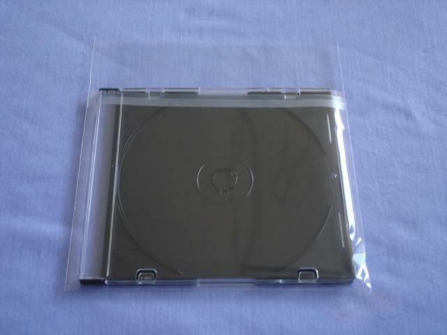 200 PCS BOPP SLEEVE W PEEL&SEAL FOR 5.2MM SLIM CD CASE OPPPP5-S FREE SHIPPING