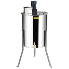 4/8-Frame 333lb Stainless Steel Electric Honey Extractor & Adjustable Stand