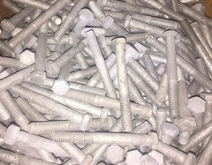 25 1/2-13 X 5-1/2 Hex Head Cap Screws Hot Dipped Galvanized