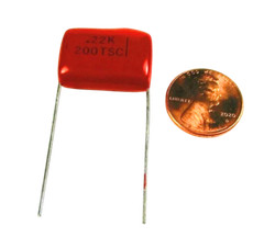 10pcs TSC 0.22uF 200V 10% Audio/Guitar Metallized Polyester Film Capacitors