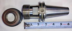 CAT40 TG100 Collet Chuck Tool Holder Techleader 3.25″ Projection With Nut CNC