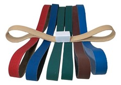 1 x 30 Belt Pack – 6 Grit Belts and Leather Honing Belt with Compound