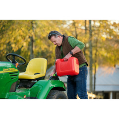 Scepter 5 Gallon Smart Control Red Gas Can with Easy-Flo Spout Dual Handle