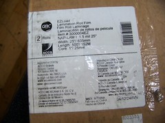 2 Rolls GBC EZLoad Lamination Roll Film Nap-Lam 1.5 miL 25″ 25″ x 500′ 1″ Core