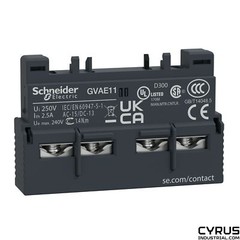 Schneider Electric GVAE11 TeSys Deca Manual Starter and Protector, auxiliary con