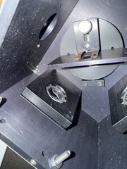 Acton Research Corporation SC-447 Sample Chamber Rotating Base Lenses As Shown