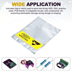 Anti Static Shielding ESD Bags 4″ x 6″ Multi Pack Zip Resealable Translucent bag