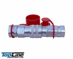 TL50 1″ NPT Thread 3/4″ Flat Face High Flow Hydraulic Quick Connect Coupler Set