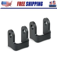 2 Pack – 3”Shock Bracket – 6mm HRP&O Steel, 1/2″ Bolt Hole, Fits 1.75″–3″ Tube