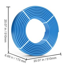 VEVOR 1/2” x 300ft Blue PEX-B Tubing/Pipe for Potable Water with Pipe Cutter