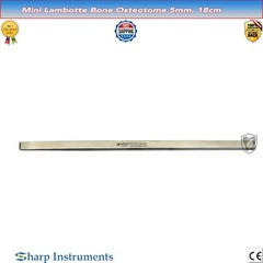 Mini Lambotte Bone Osteotome 5mm Blade, 18 cm Orthopaedic Chisel Surg Instrument