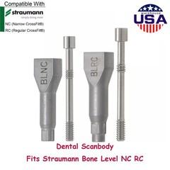 US Dental Fits Straumann ITI NC/RC Impression Coping & Scanbody Open/Closed Tray