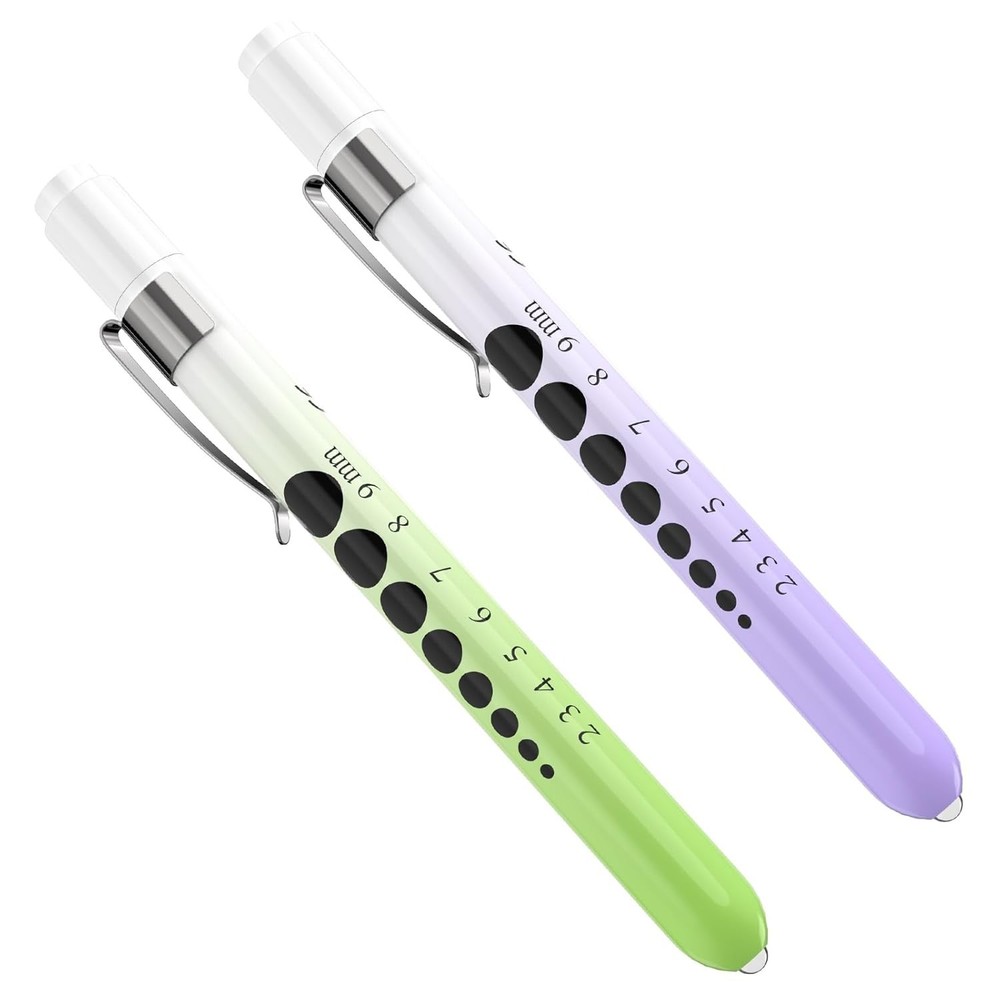 Durable Water-Resistant LED Penlight Set with Ruler – Perfect for Medical Use