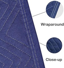 Moving Blankets Heavy Duty 40×72 Packing Quilted Furniture Wraps for Shipping
