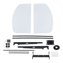 52″ X 52″ For ROPS Snow Shield Canopy Tractor and Mowe 2″ x 2″ or 2″ x 3″ White