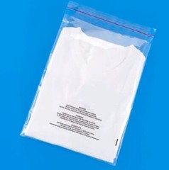 10″ X 12″ Poly Bags Suffocation Warning Clear Merchandise 1.5 mil Self Seal