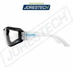 Safety Goggles Clear Anti Fog Scratch Resistant UV Z87+ Glasses JORESTECH