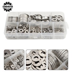 600 Pack Value Kit 304 Stainless Steel Flat Washer Washers Assortment Set