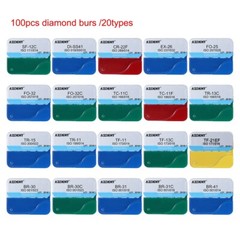 Fresas de diamante dentales para pieza de mano de alta velocidad FG 1.6MM 20 tip