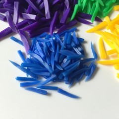 100Pcs/Box Dental Disposable Plastic Wedges Diastema Interdental Wedges XS/S/M/L