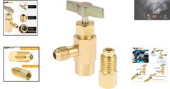 Effortless R1234YF Can Tap with T-Handle Valve – Compatible with R134A Systems