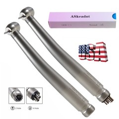ASkeadnt NSK Style Dental High Speed Handpiece Push Button Turbine 2Hole 4Hole