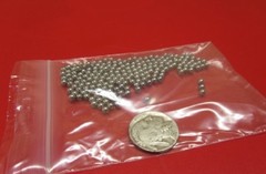 Metric 3.5 mm Dia. +/-.0025 mm, 52100 Alloy Steel Balls, 200 Pcs