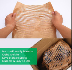 Honeycomb Packing Paper Cushion Wrap Sheets Pack Moving Shipping Kraft Supplies
