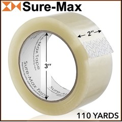 Clear Packing Tape Box Shipping – 6 Pack – 1.8 mil 2″ x 110 Yards