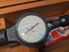 Starrett No. 84-111-6 Dial Bore Gage 5.000″-8.125″ Range, .0001 Resolution *MINT