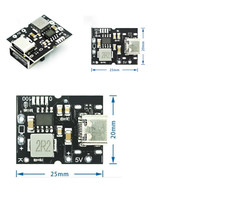 5pcs 5V 2A Charging Discharging Integrated Charging Module USB Type C 4.2V 4.35V