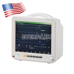 12″ Patient Monitor ICU CCU Vital Sign for Hospital ECG NIBP RESP TEMP SPO2 PR