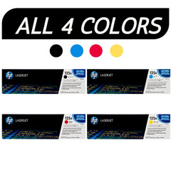 Genuine HP 125A Toner Set OEM 4 Pack CMYK CB540A CB541A CB542A CB543A New Sealed