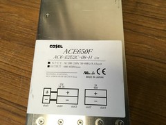 COSEL ACE650F AC6-e2e2c-08-h Power Supply AC100-240V 50-60Hz 8.4Amax 600/650Wmax