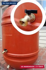 RBS005 Brass Water Container/Rain Barrel Quarter Turn Spigot(LF Compliant, For O