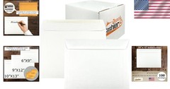 Reliable Heavy Duty 10″ x 13″ White Envelopes, 100 Count – Secure Mailing