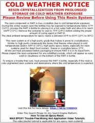 Epoxy Clear Food Safe Coating FDA Compliant 4 Vertical Application Less Sagging