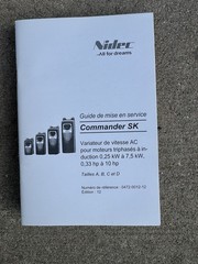 Nidec Commander SK Control Technique SKB3400075 0.75KW Inverter