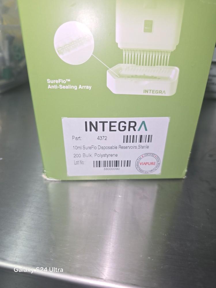 Integra Reagent Reservoir Clear Advantage 10 ml Sterile 200 Reservoirs #4372
