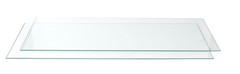 SSWBasics Tempered Glass Shelf – Set of 2 – Stylish & Sturdy Floating Shelves