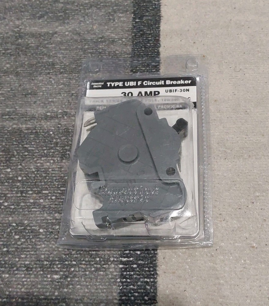 Connecticut UBI Type F 30A 1-Pole Circuit Breaker UBIF-30N for Federal Pacific L