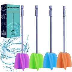 Silicone Resin Mixer Epoxy Mixer Paddles,Reusable Reusable Paint and Resin Mi…