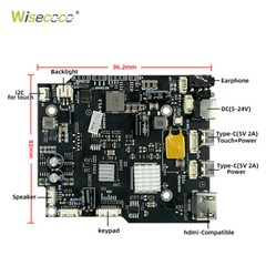 7” Touch Screen High Brightness 1920×1080 HMDI LCD Display Driver Board DIY KIT