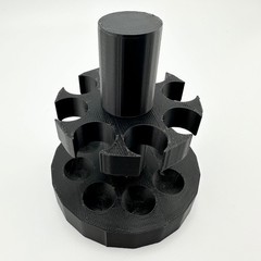 8-Place Test Tube Rack 13 mm Holder | Lab Vial Tube Organizer – Made in USA