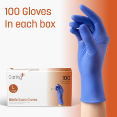 Nitrile Exam Gloves: Powder-Free, Suitable for Medical Use, Cleaning, Food Prep