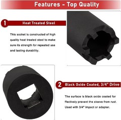 Clutch Nut Socket Tool For 900 1000 XP, Ranger, Crew, General, ACE, EPS, EFI UTV