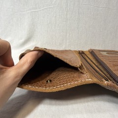 Planner Perfect Traveler’s Notebook Wallet w/ Purse Strap – Brown Alligator Skin