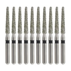 Dental Diamond Burs 850/016F 850/016SC Round End Taper High Speed Friction Grip