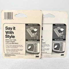 Vintage 1980s Post-It Note Pads Gag Gift Funny 80 Sheets Total Lot Of 2 New