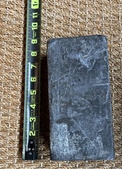 Soft Lead Cast Brick Ballast X-ray Protection Wall 2″ x 4″ x 8″ ~26 Pounds +/-